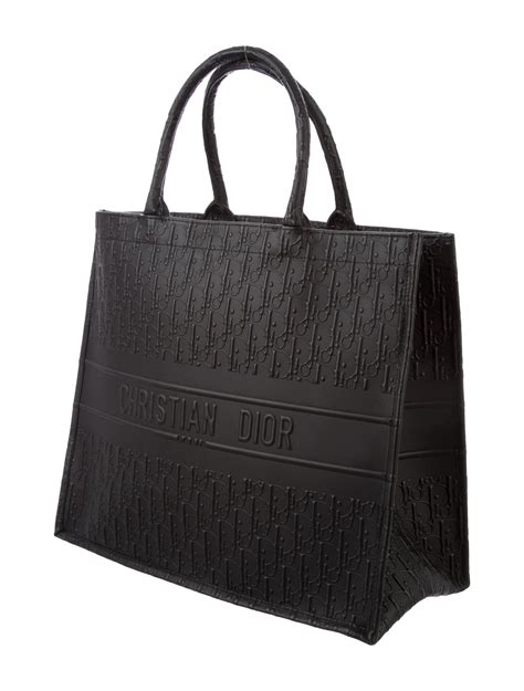 christian dior leather tote
